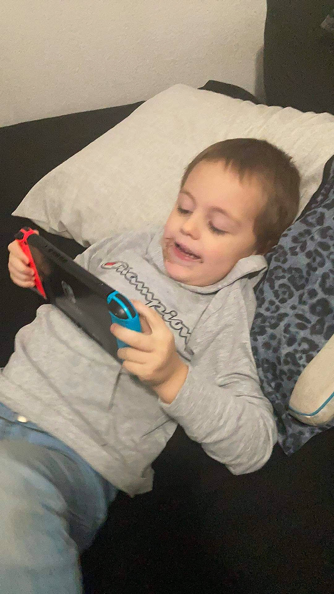 Kaiden is registered to the contest to win money with this photo: baby, baby_products, baby_toddler_clothing, bedtime, carmine, child, comfort, couch, finger, fun, lap, nap, person, room, sitting, sleep, smile, thumb, toddler, vacation