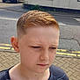 Jayden joined the competition — help win amazing prizes! boy, building, casual_clothing, child, curious, daylight, expression, haircut, outdoor, pavement, person, portrait, road, short_hair, sidewalk, street, urban, van, window, young