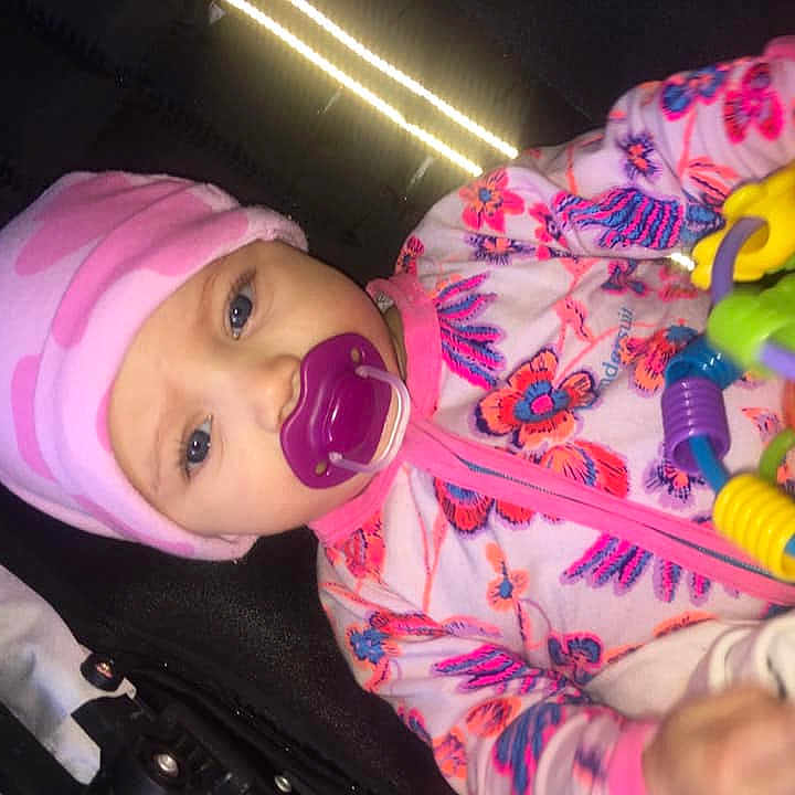 Mahlani joined the competition — help win amazing prizes! baby, child, cool, fun, headgear, pink, selfie, toddler