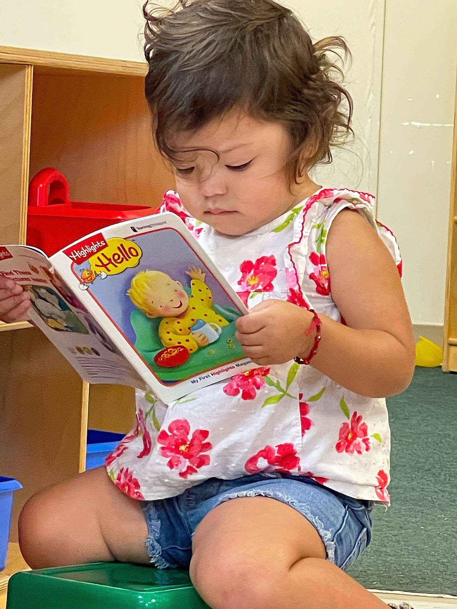 Aileen joined the competition — help win amazing prizes! baby, baby_playing_with_toys, baby_toddler_clothing, child, fun, happy, human_leg, leg, leisure, person, play, publication, reading, room, sharing, sitting, summer, thigh, toddler