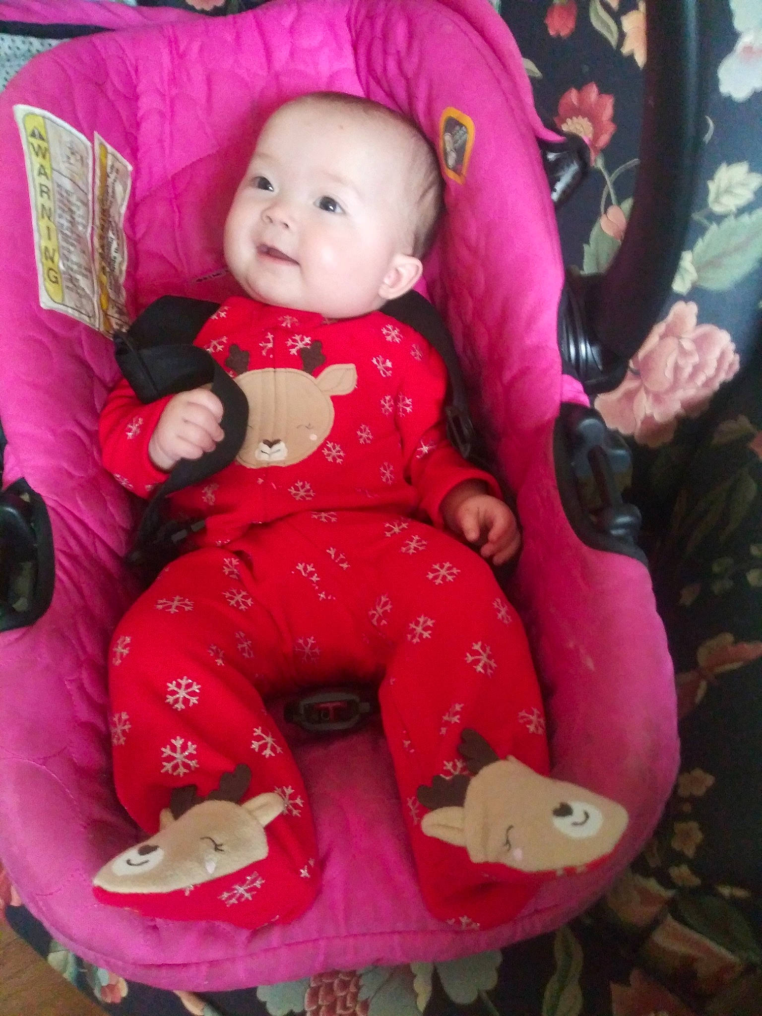 Celina joined the competition — help win amazing prizes! baby, baby_products, baby_toys, cheek, child, magenta, person, pink, product, stuffed_toy, toddler, toy