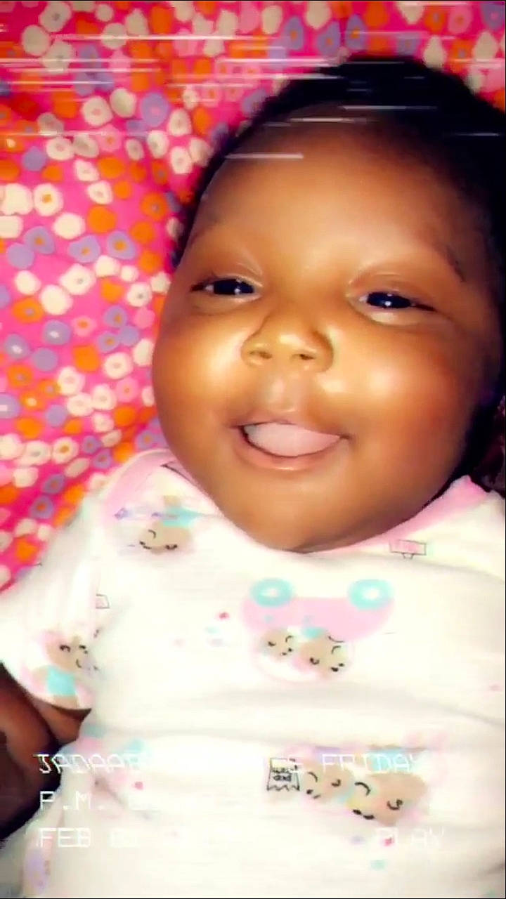 Adrienne joined the competition — help win amazing prizes! baby, beauty, cheek, child, chin, close_up, eye, eyebrow, face, facial_expression, forehead, happy, head, lip, mouth, nose, person, pink, skin, smile