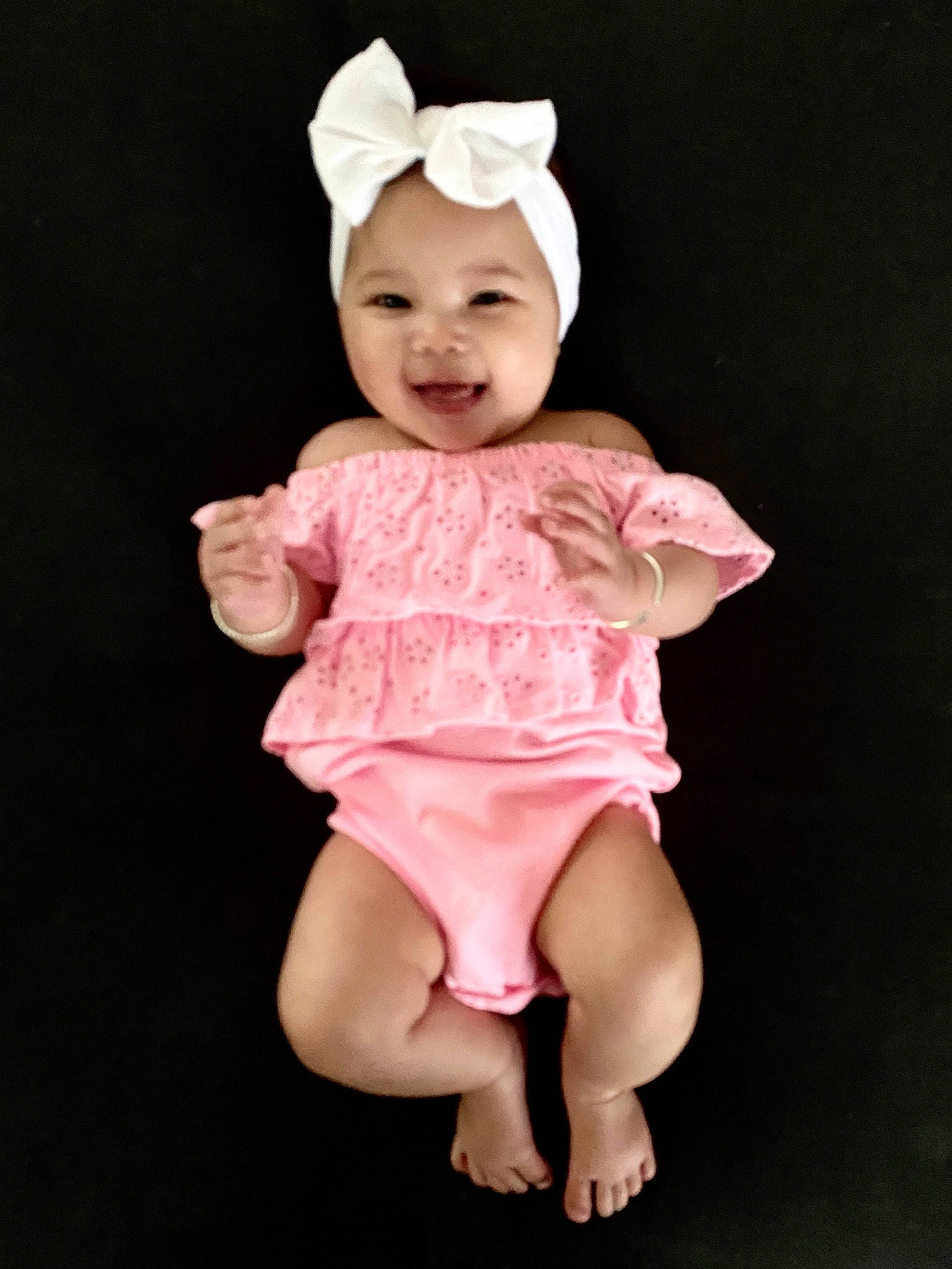 Hendrix joined the competition — help win amazing prizes! baby, baby_products, baby_toddler_clothing, cheek, child, child_model, ear, head, headgear, headwear, joy, person, photography, pink, portrait_photography, product, skin, sleeve, smile, toddler