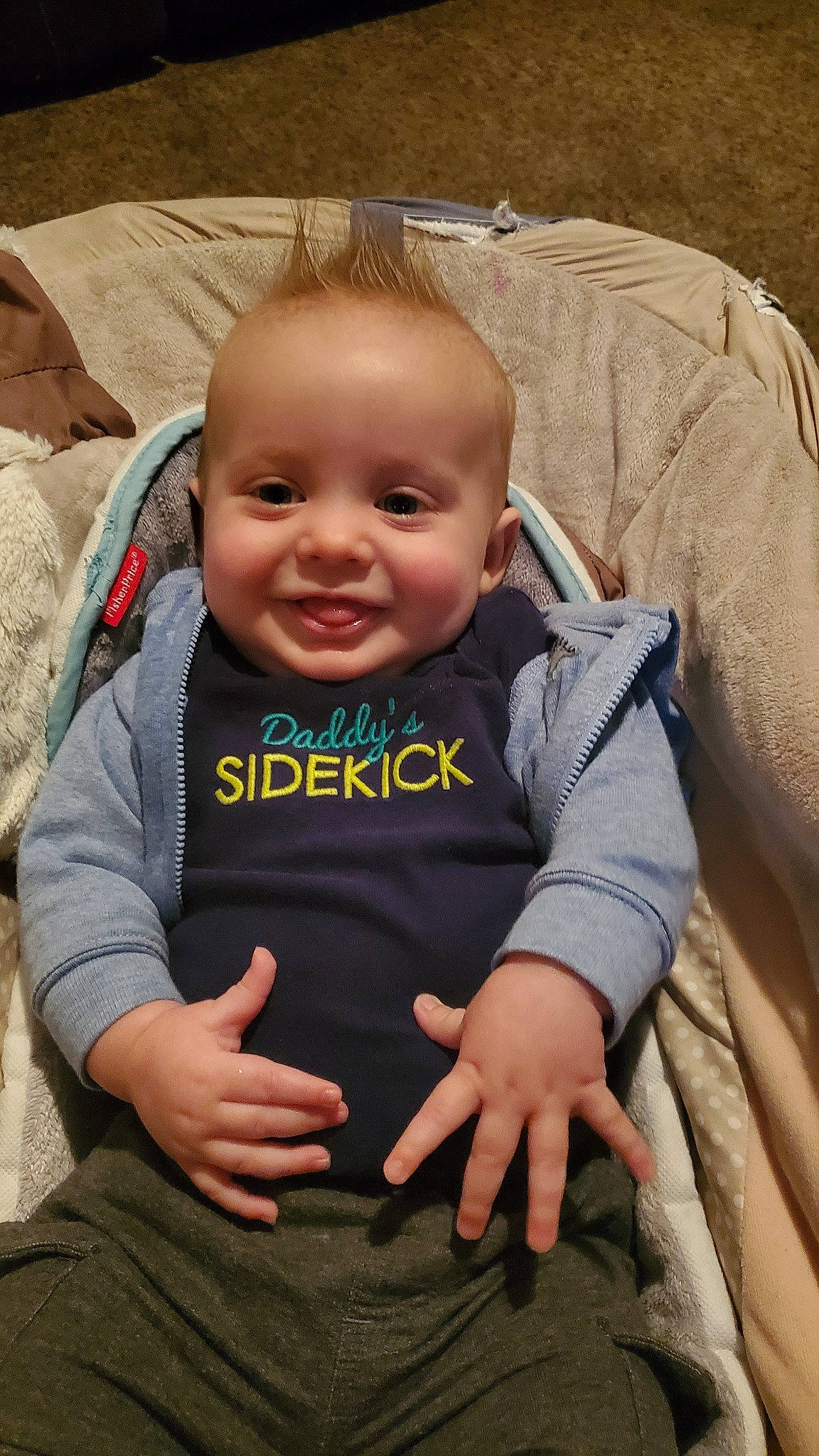 Leo is registered to the contest to win money with this photo: baby, baby_products, cheek, child, finger, hand, head, joy, nose, person, product, skin, toddler