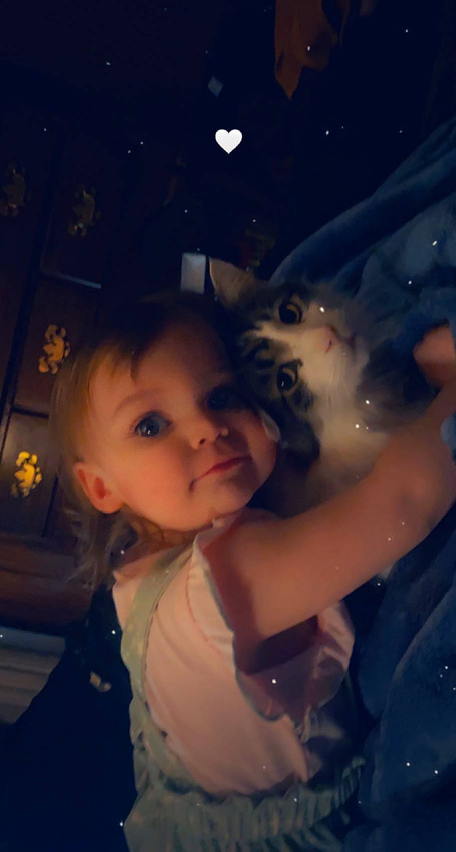 Adalynn is registered to the contest to win money with this photo: astronomical_object, cg_artwork, child, cool, darkness, electric_blue, flash_photography, fun, gesture, happy, midnight, night, person, portrait_photography, selfie, sky, space, star, toddler, tree