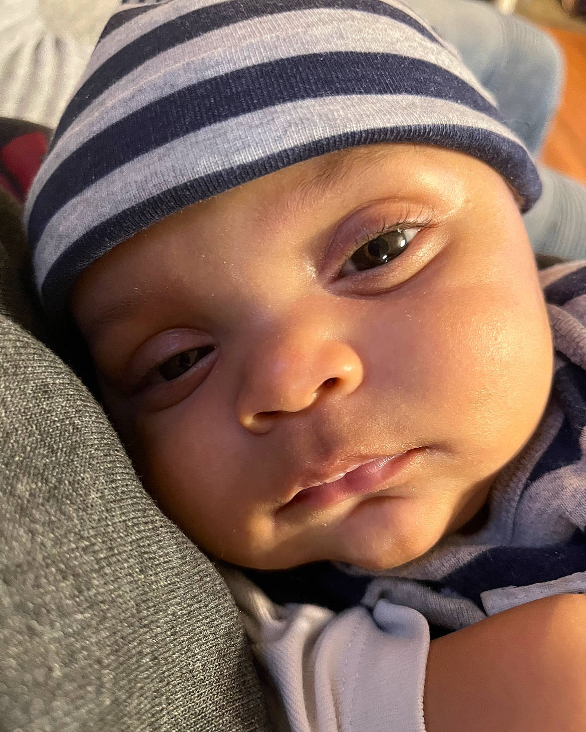 Derrick joined the competition — help win amazing prizes! baby, cap, cheek, chin, cool, eye, eyebrow, eyelash, face, forehead, happy, head, headgear, headwear, iris, lip, mouth, nose, person, skin