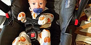 Avacyn joined the competition — help win amazing prizes! baby, car_seat, pacifier, orange_hat, pumpkin_outfit, wide_eyes, infant, straps, snugride, indoors, seat_belt, clothing, baby_gear, child, expression, person, face, cushion, sitting, surprised