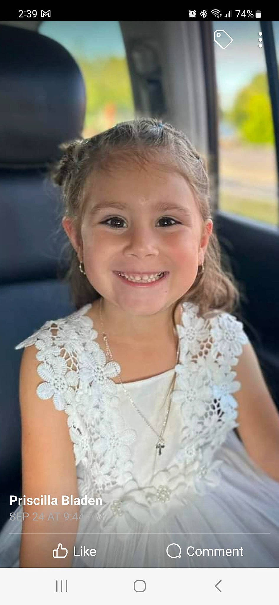 Adriann is registered to the contest to win money with this photo: blond, bridal_accessory, dress, embellishment, event, eyelash, face, facial_expression, fashion_design, flash_photography, formal_wear, fun, hairstyle, happy, iris, jewellery, joy, long_hair, neck, person