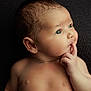 baby, infant, child, face, skin, hand, finger, eyes, ear, portrait, expression, cute, newborn, thoughtful, looking, human, soft_light, background, closeup, naked