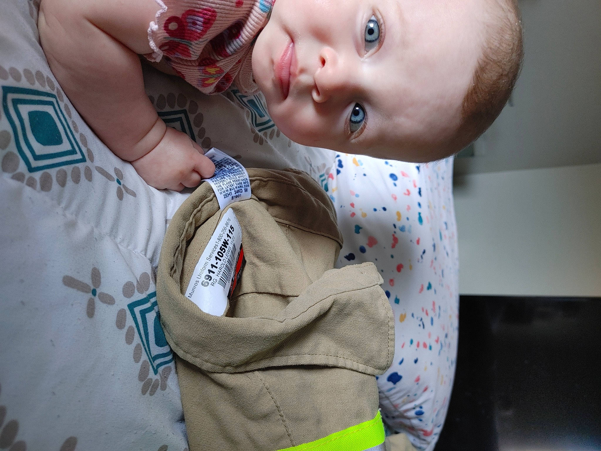 Natalie joined the competition — help win amazing prizes! baby, baby_toddler_clothing, carmine, child, drinkware, elbow, electric_blue, finger, fun, gesture, happy, human_leg, lip, mouth, nose, pattern, person, skin, sleeve, toddler