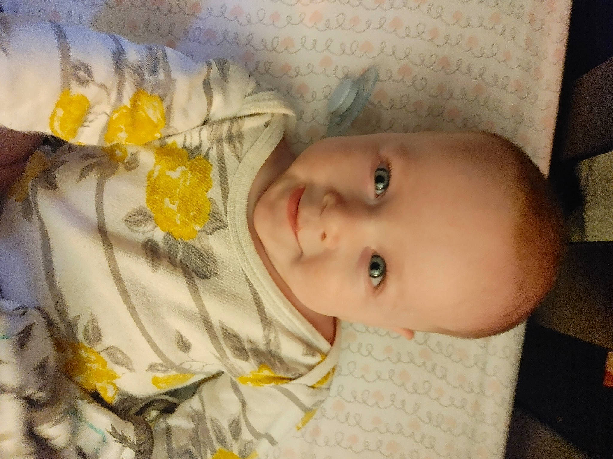 Lillian is registered to the contest to win money with this photo: baby, baby_products, baby_toddler_clothing, cheek, child, comfort, eye, eyebrow, eyelash, head, iris, linens, lip, mouth, nose, person, product, skin, smile, toddler