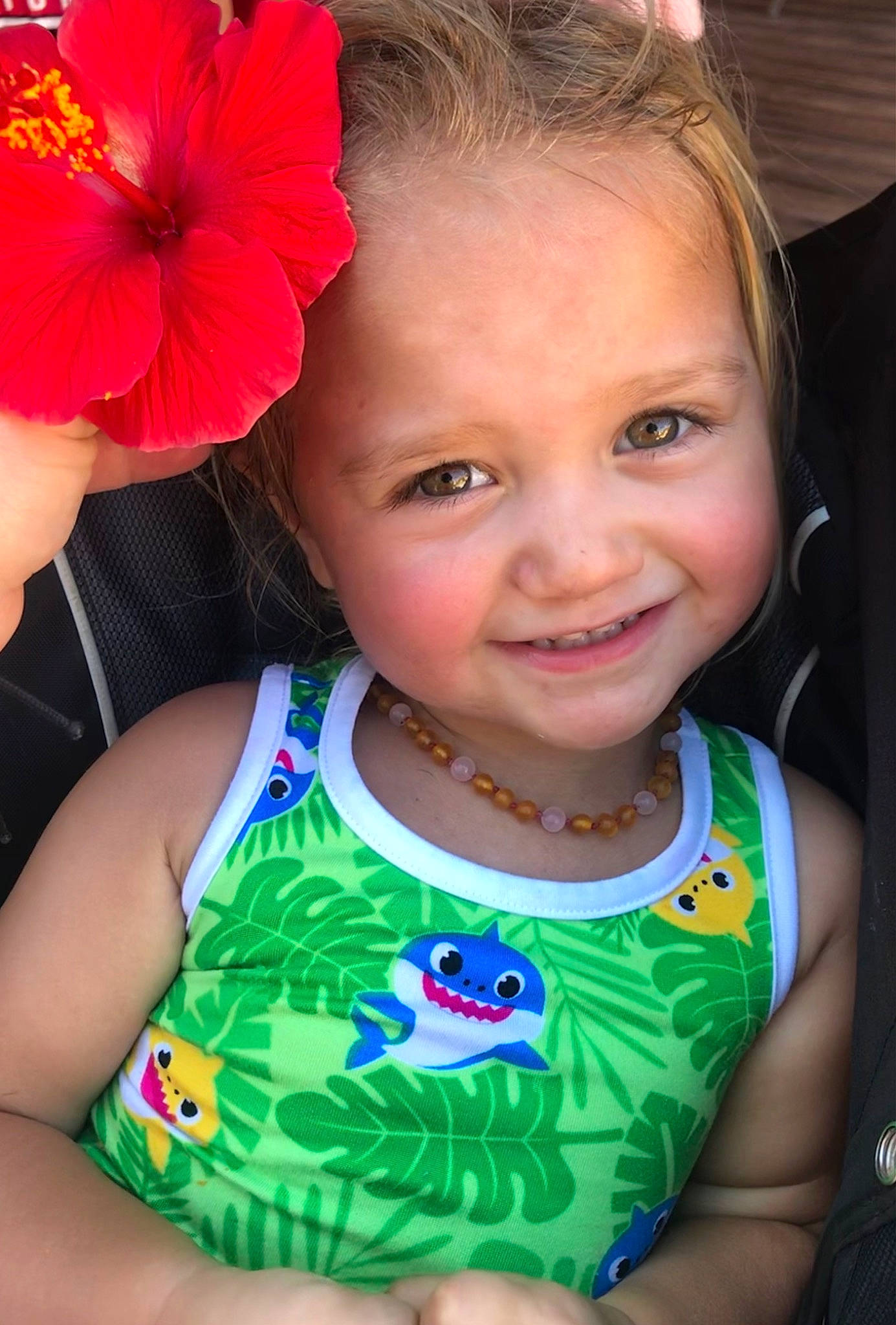 Emmersyn joined the competition — help win amazing prizes! baby_toddler_clothing, blue, cool, dress, eye, flower, green, hair, happy, head, iris, joy, organ, person, petal, photograph, pink, plant, skin, smile