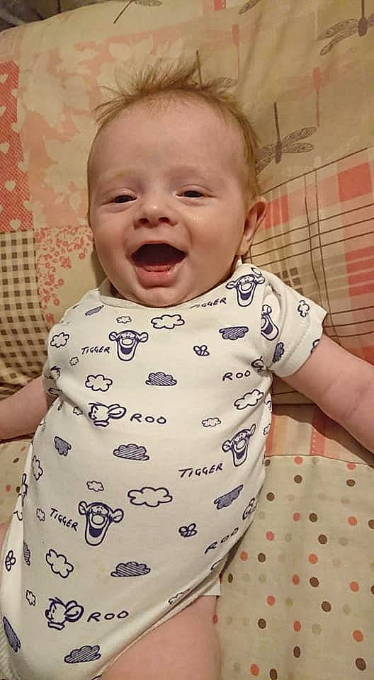 Freddy joined the competition — help win amazing prizes! arm, cheek, child, day, eye, face, facial_expression, girl, head, human_hair_color, infant, laughter, mouth, nose, person, pink, product, skin, smile, textile