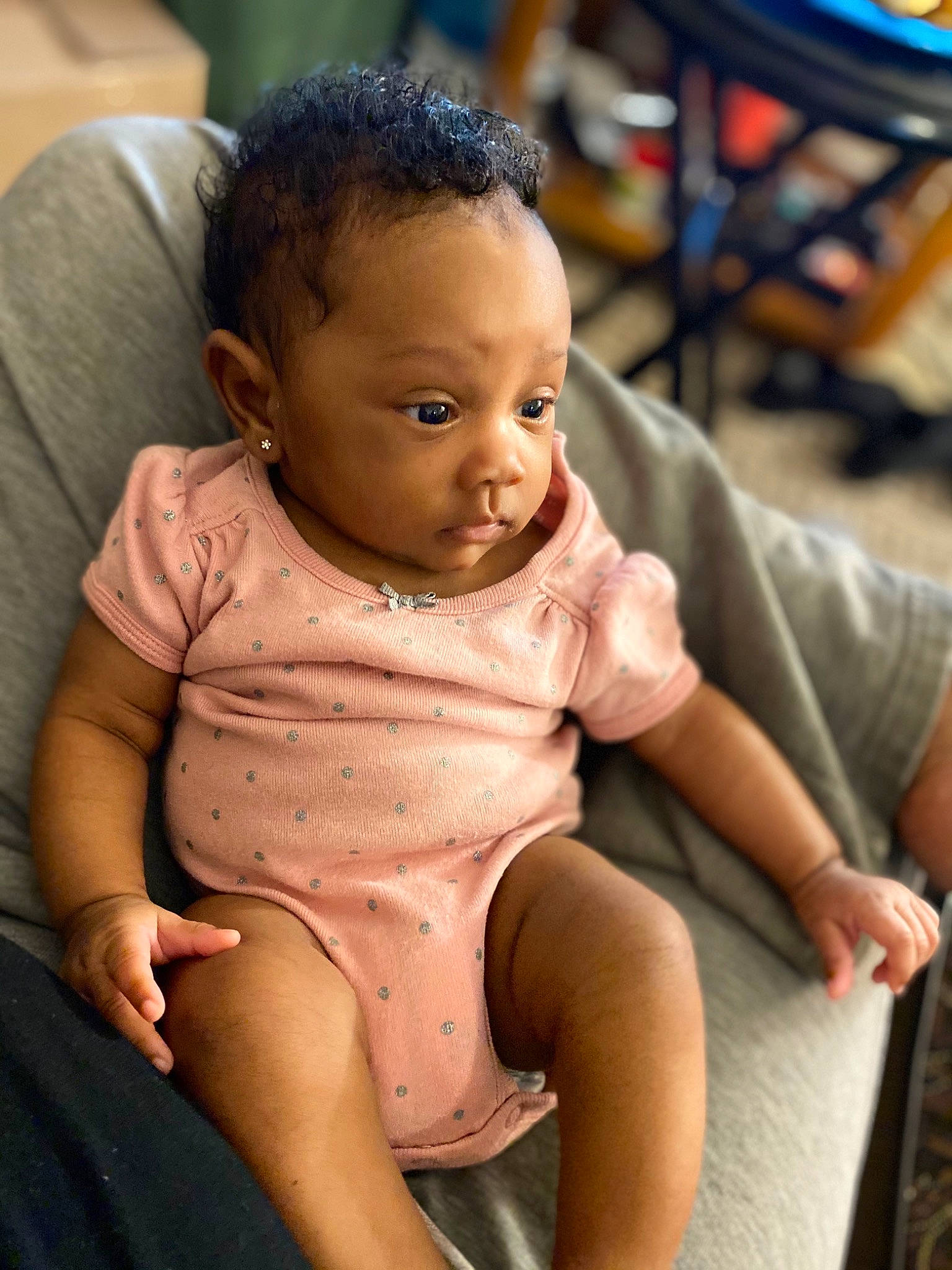 Kenleigh joined the competition — help win amazing prizes! baby, baby_toddler_clothing, cheek, comfort, eye, facial_expression, finger, fun, hairstyle, hand, happy, iris, joint, mouth, neck, nose, people, person, skin, thigh