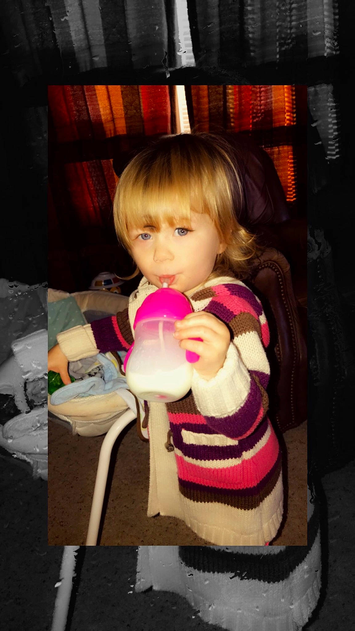 Addilyn is registered to the contest to win money with this photo: cheek, child, person, toddler