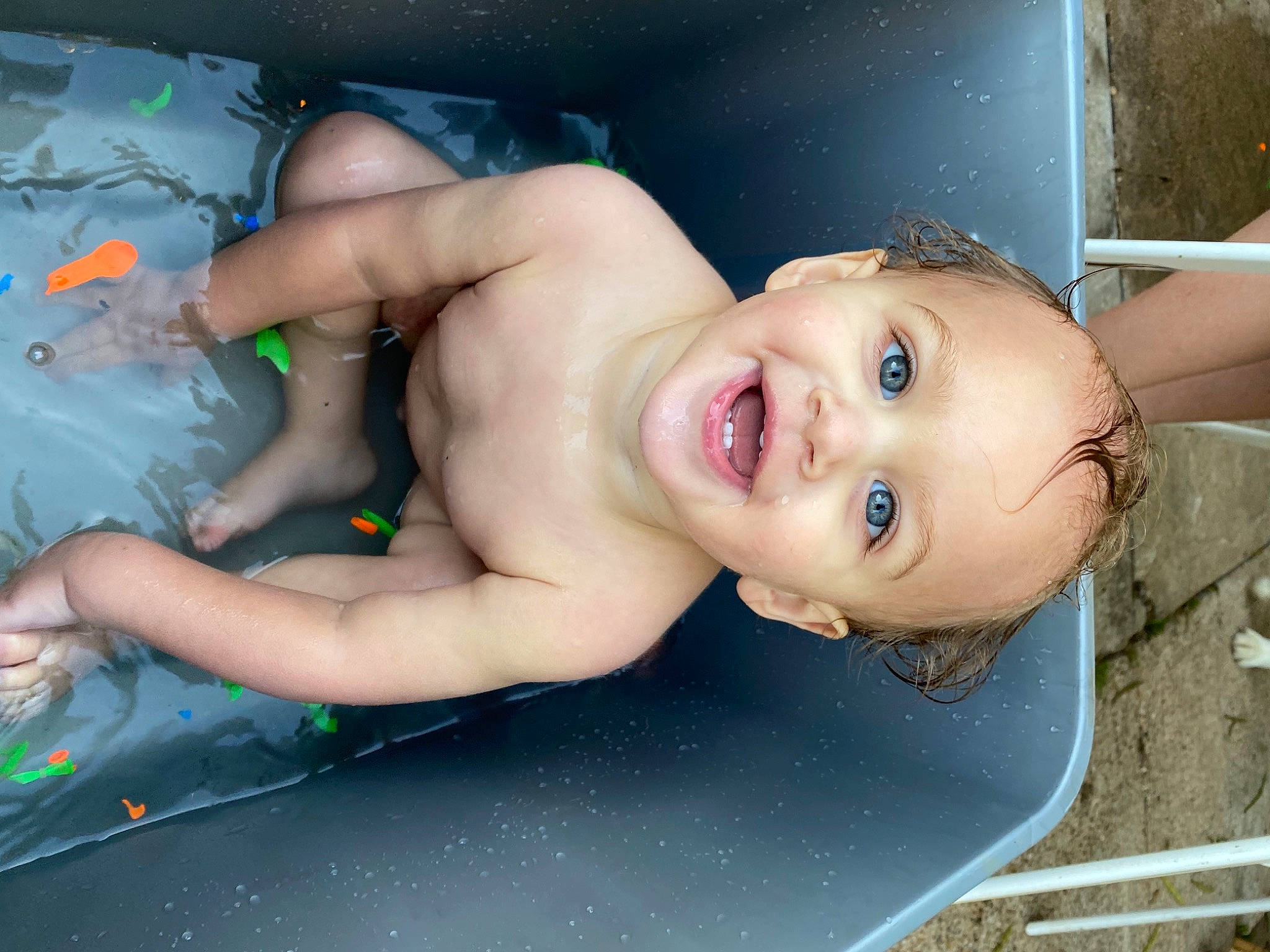 Remmington joined the competition — help win amazing prizes! baby_bathing, barechested, bathing, cheek, chest, child, face, facial_expression, flash_photography, fun, happy, iris, leisure, mouth, muscle, nose, person, skin, smile, toddler