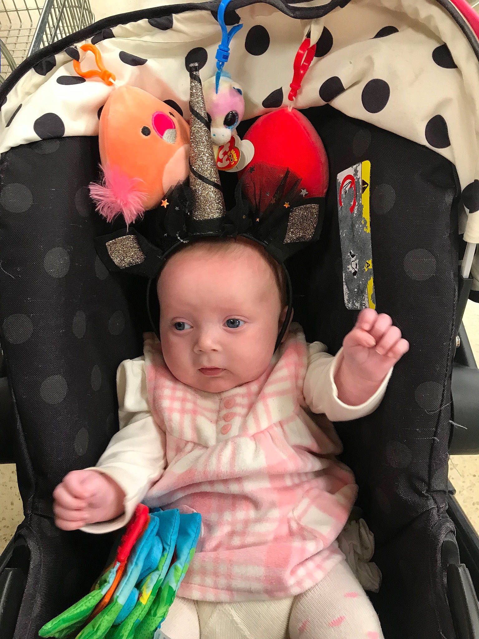 Lorena joined the competition — help win amazing prizes! baby, baby_carriage, baby_products, child, person, pink, product, skin, toddler