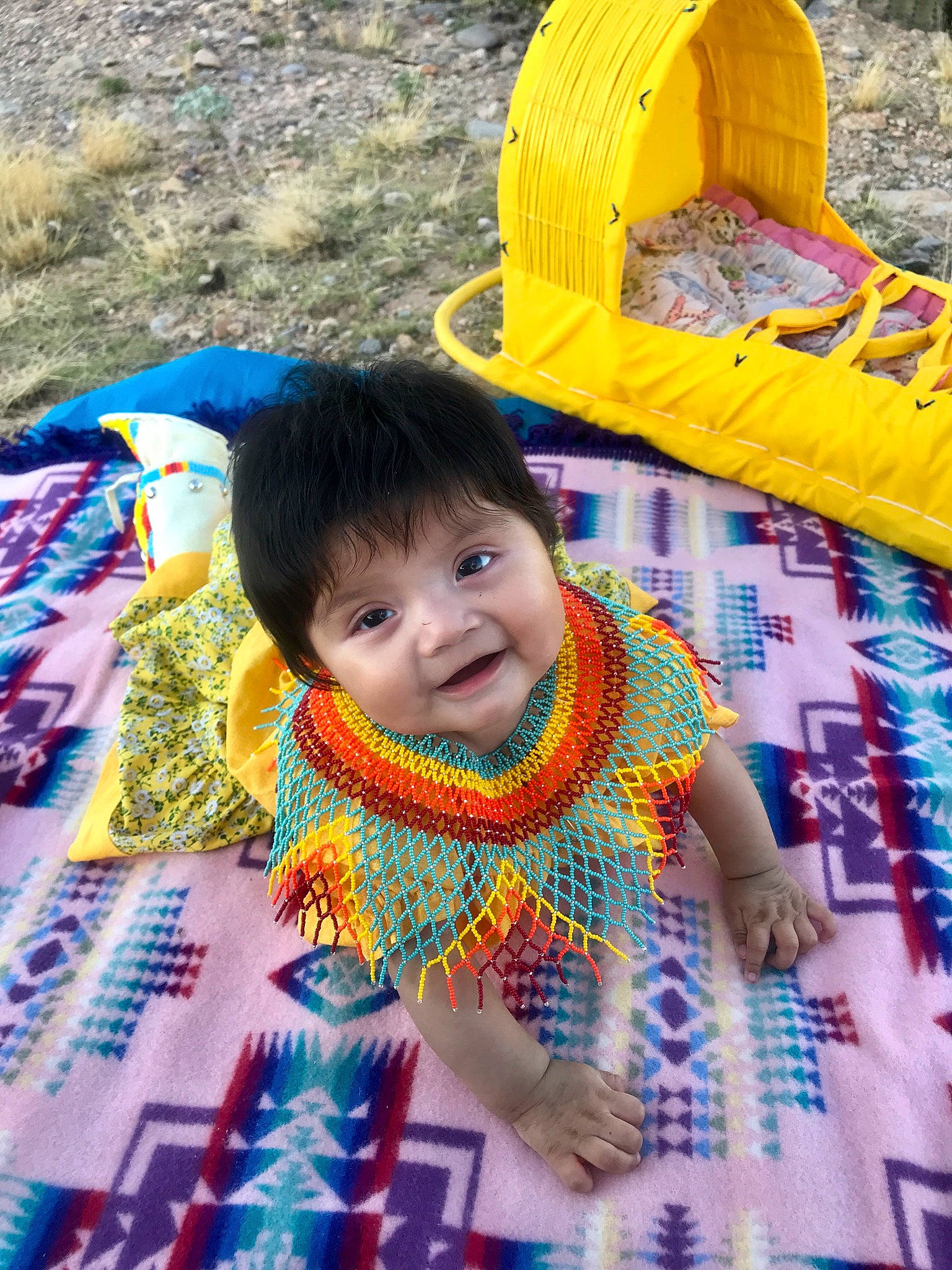 Brandy is registered to the contest to win money with this photo: adaptation, art, baby, child, fun, happy, knitting, leisure, neck, pattern, people, person, plant, play, product, recreation, smile, textile, toddler, vacation