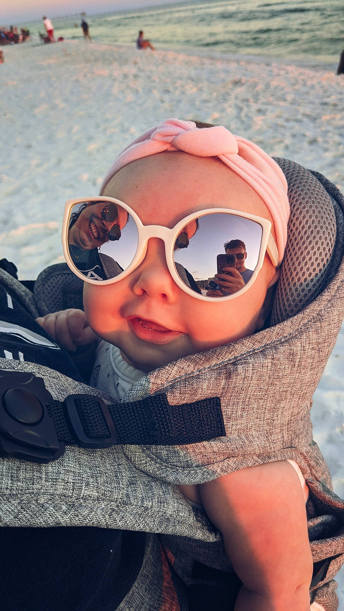 Gabrielle is registered to the contest to win money with this photo: baby_toddler_clothing, child, cool, eye_glass_accessory, eyewear, facial_expression, fun, glasses, goggles, happy, head, headgear, leisure, person, personal_protective_equipment, recreation, smile, sunglasses, toddler, travel