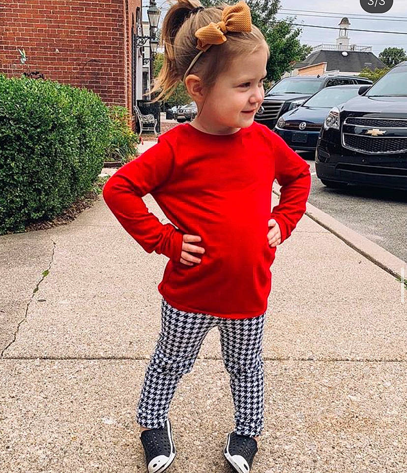 Landry joined the competition — help win amazing prizes! child, clothing, cool, design, fashion, footwear, jacket, joy, outerwear, pattern, people, person, red, shoe, sleeve, sportswear, standing, street_fashion, t_shirt, tights