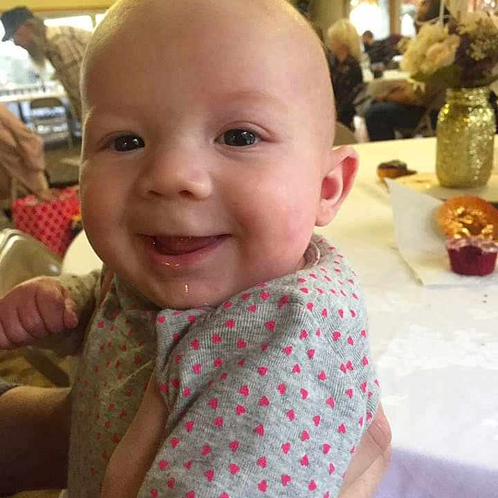 Jocelynn is registered to the contest to win money with this photo: cheek, child, day, ear, face, girl, head, infant, iris, joy, lip, nose, person, product, skin, smile, textile, toddler