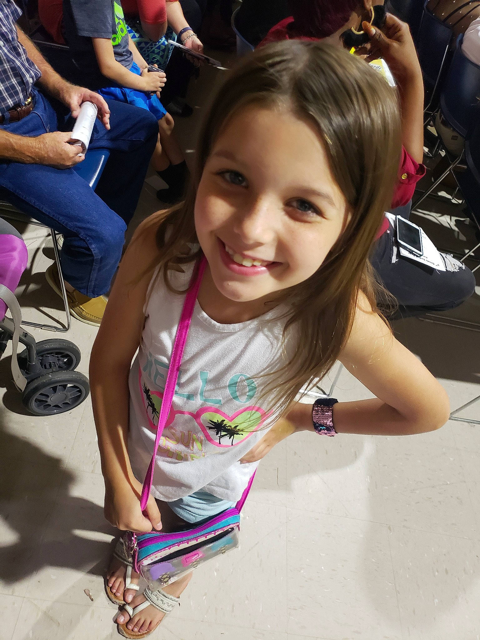 Maci is registered to the contest to win money with this photo: child, child_model, face, fashion_accessory, fun, hair, hairstyle, happy, joy, long_hair, people, person, photography, plant, play, smile, style, summer, t_shirt, toddler