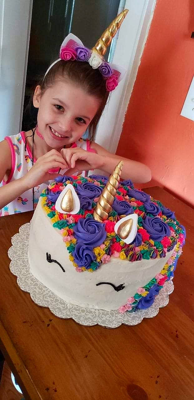 Maci joined the competition — help win amazing prizes! baked_goods, baking, birthday, birthday_cake, buttercream, cake, cake_decorating, child, cream, dessert, food, headgear, icing, joy, party, person, sugar_paste, sweetness, toddler, torte