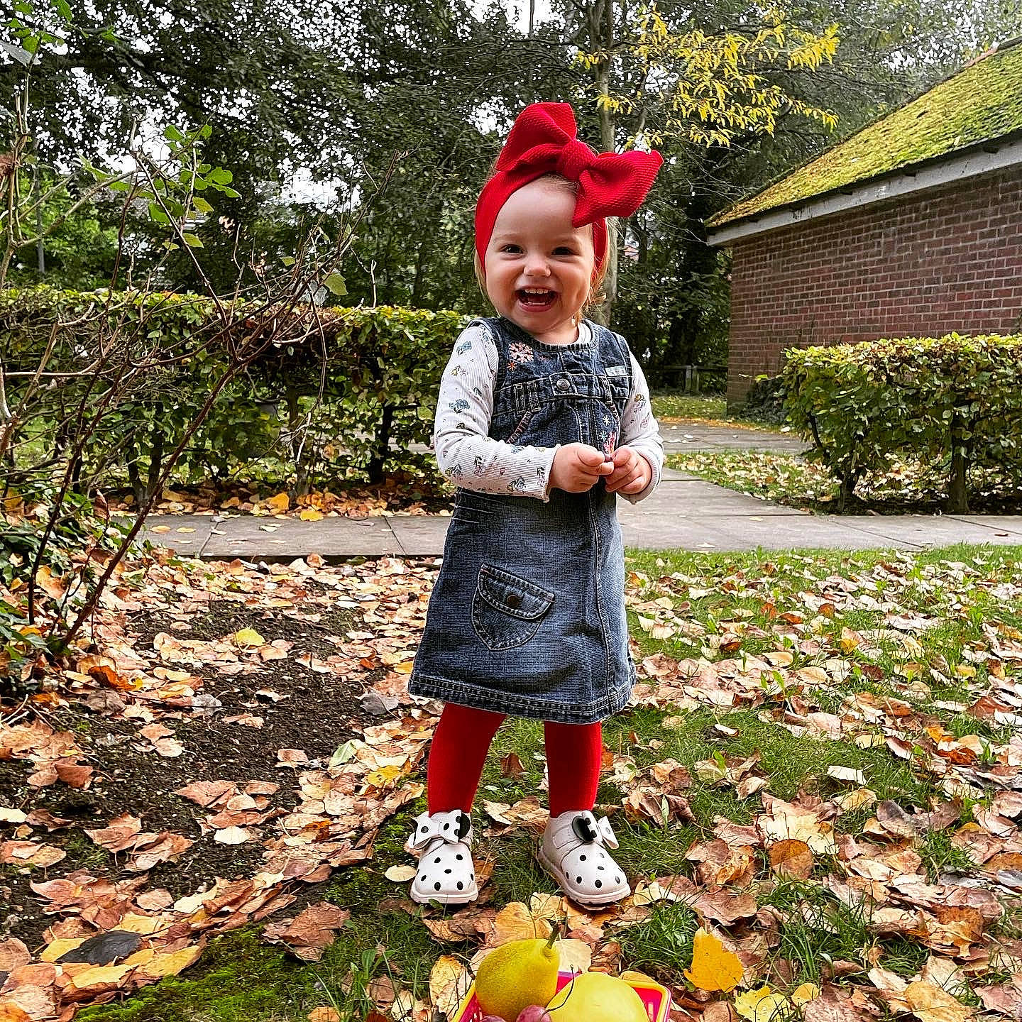 Simina Emilia is registered to the contest to win money with this photo: baby_toddler_clothing, calabaza, child, cucurbita, deciduous, face, gourd, grass, green, happy, headwear, human_body, joy, leaf, people_in_nature, person, plant, pumpkin, squash, toddler