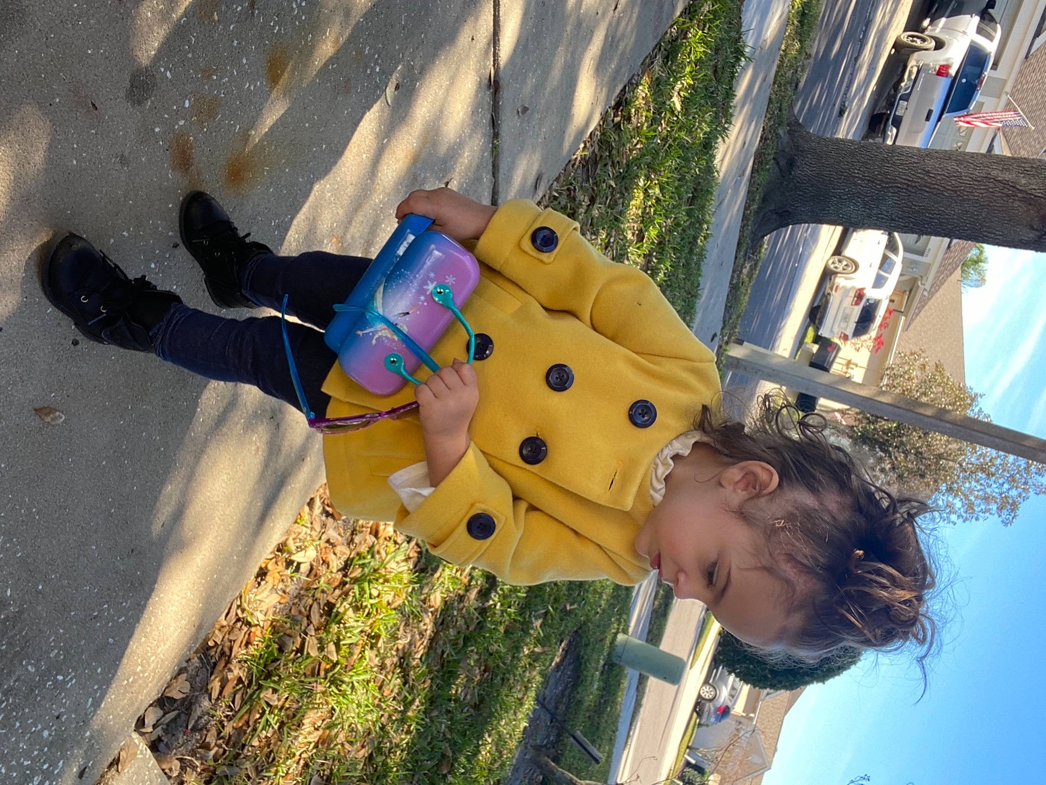 Cali Rose joined the competition — help win amazing prizes! adventure, child, city, finger, fun, glove, happy, leisure, light, organism, person, plant, recreation, road_surface, sky, toddler, travel, tree, vacation, window