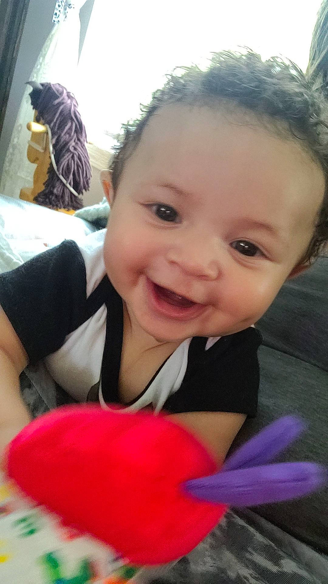 Onyx joined the competition — help win amazing prizes! baby, baby_products, baby_toddler_clothing, cheek, child, event, eyebrow, facial_expression, finger, fun, happy, iris, joy, lip, magenta, nose, person, petal, skin, smile