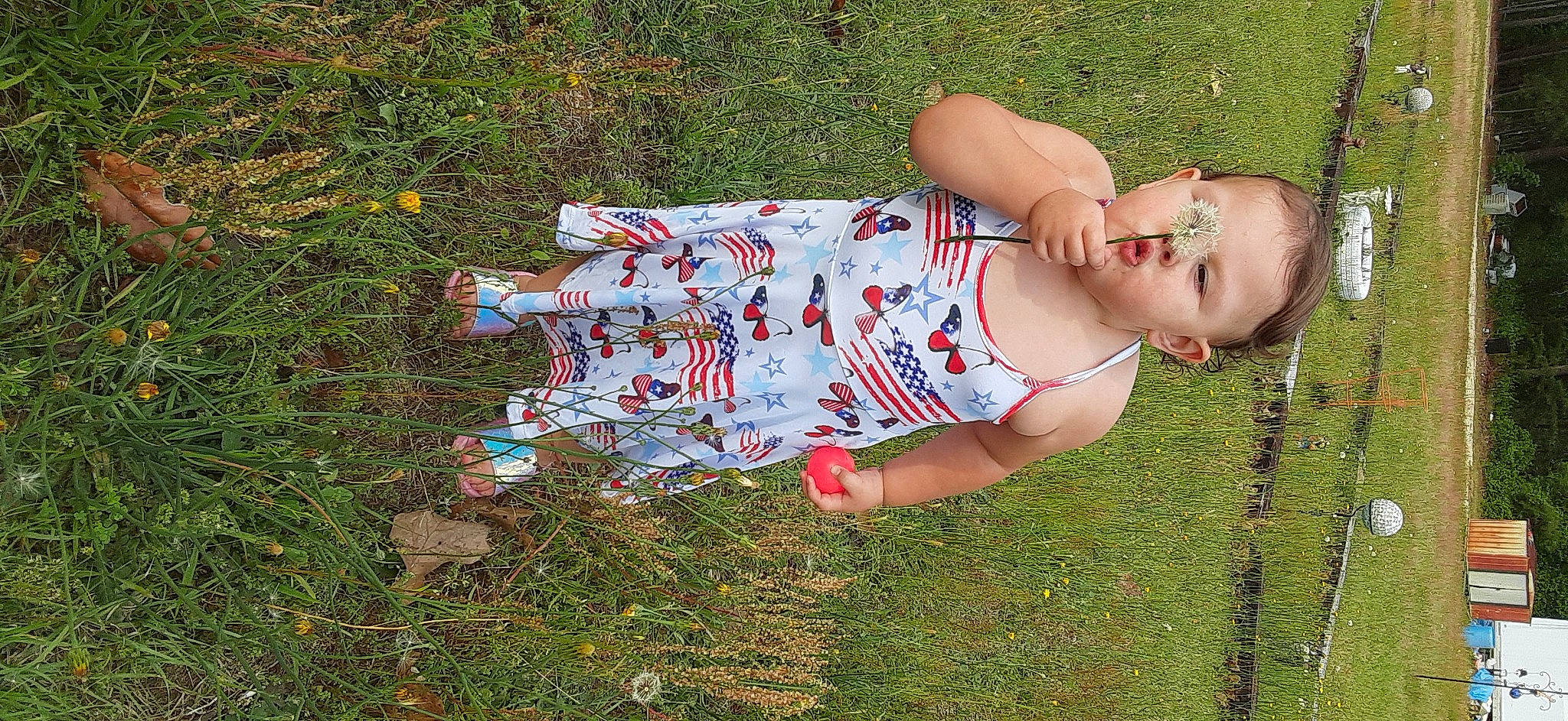 Alexis joined the competition — help win amazing prizes! baby, baby_toddler_clothing, child, fun, garden, grass, grass_family, grassland, happy, human_leg, lawn, leisure, meadow, pattern, people_in_nature, person, plant, portrait_photography, sitting, toddler