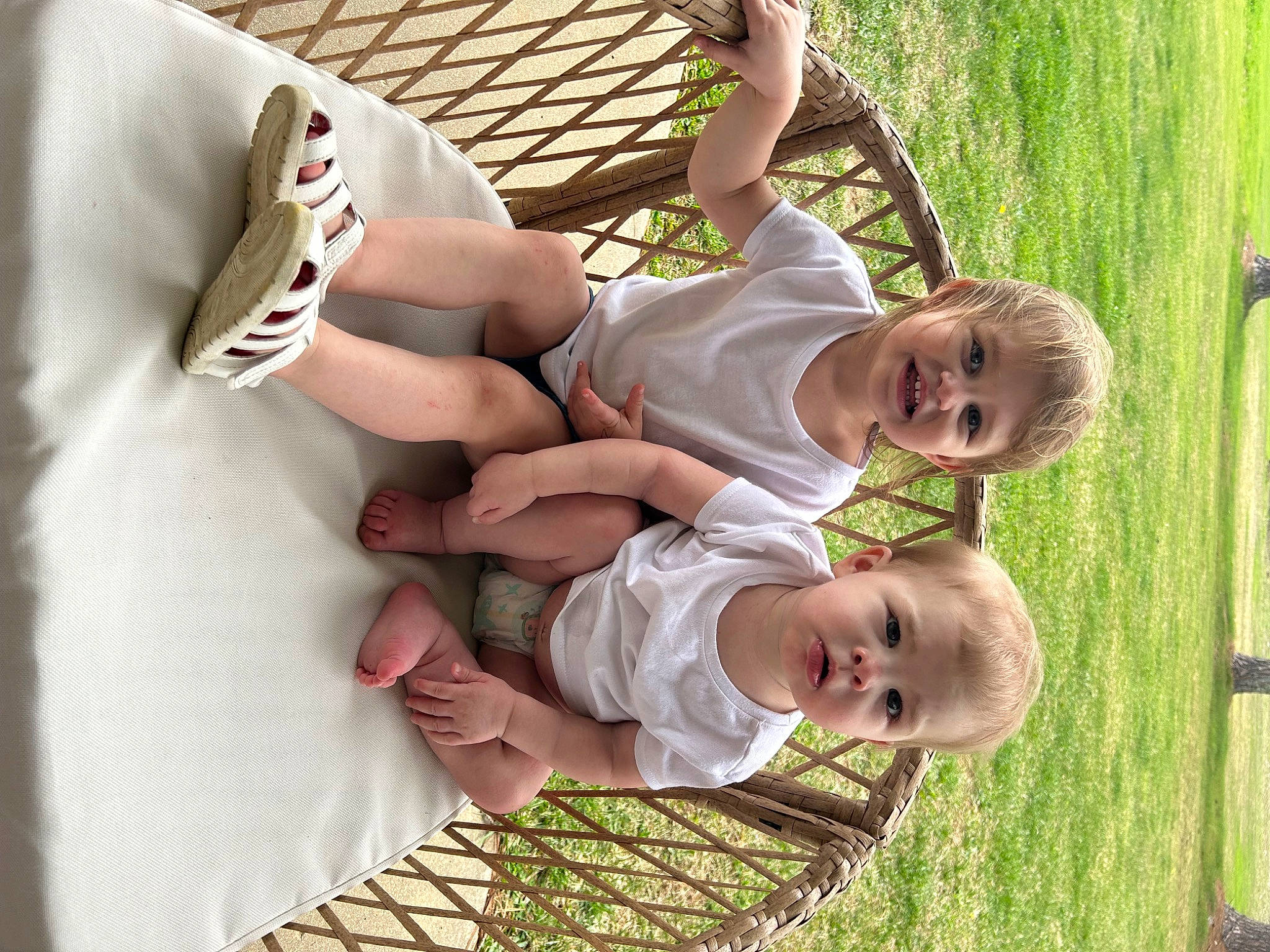 Legacy joined the competition — help win amazing prizes! baby, baby_toddler_clothing, child, comfort, foot, fun, grass, green, happy, human_body, knee, leisure, people_in_nature, person, shorts, skin, sleeve, smile, sock, thigh