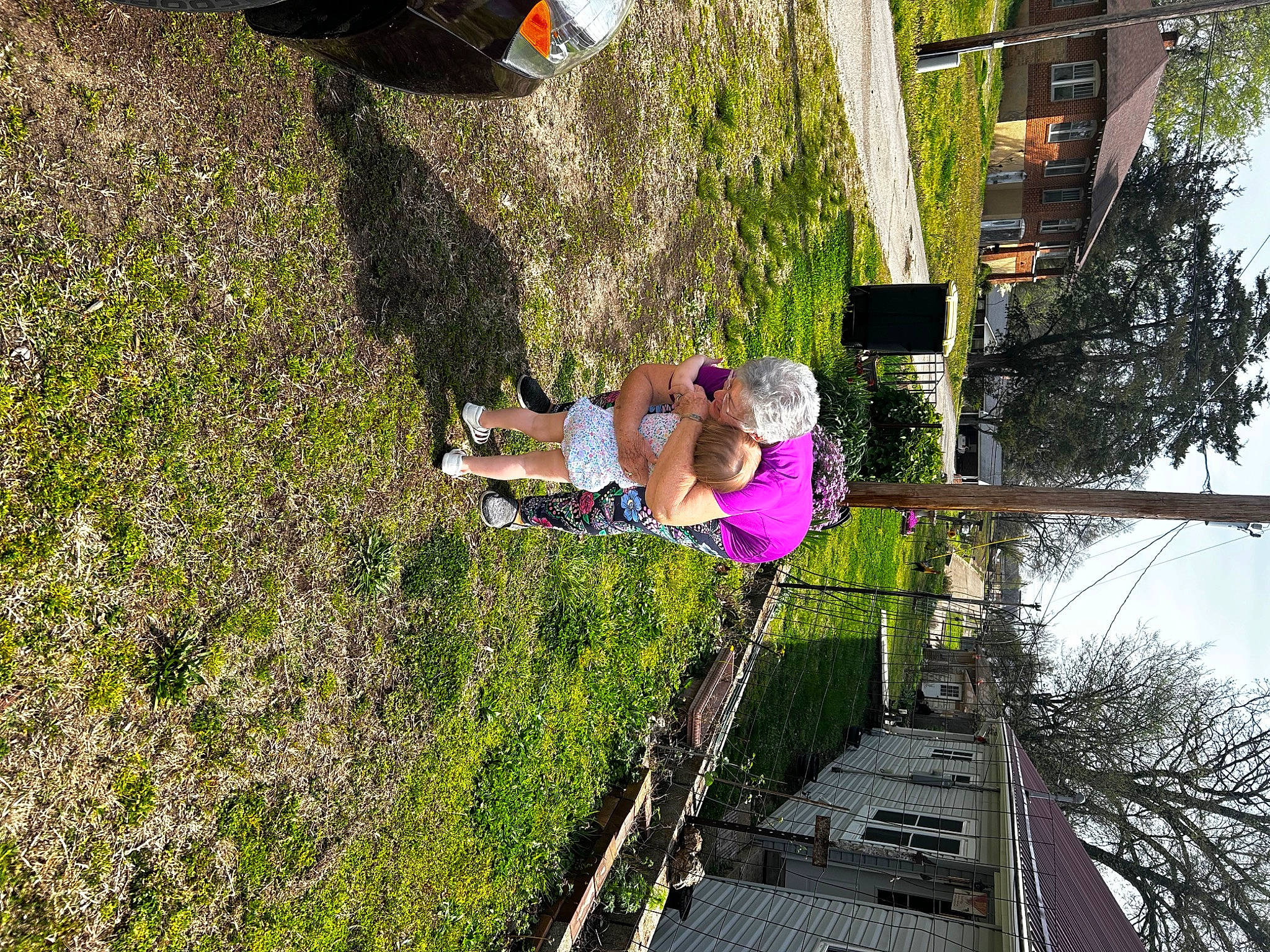 Legacy joined the competition — help win amazing prizes! biome, fun, grass, house, landscape, leisure, people_in_nature, person, plant, pole, recreation, sky, slope, toddler, tree, walking_shoe