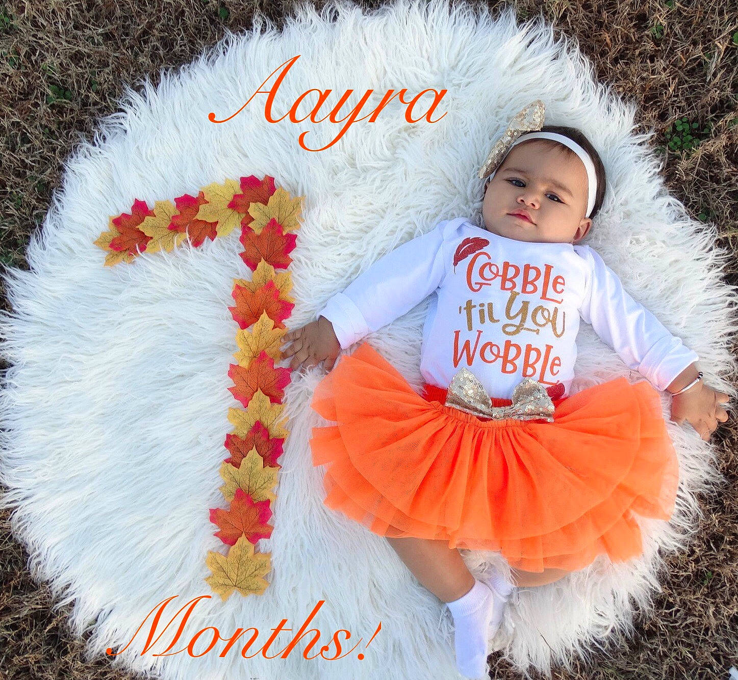 Aayra joined the competition — help win amazing prizes! baby, baby_bloomers, baby_products, baby_toddler_clothing, child, clothing, costume, costume_accessory, fashion_accessory, fur, fur_clothing, hair_accessory, headgear, orange, pattern, person, photo_caption, product, smile, toddler