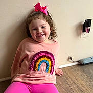 Everlee joined the competition — help win amazing prizes! architecture, bodypart, child, clothing, face, female, finger, girl, hand, happy, hat, head, pants, person, photography, portrait, purple, smile, t_shirt, wood