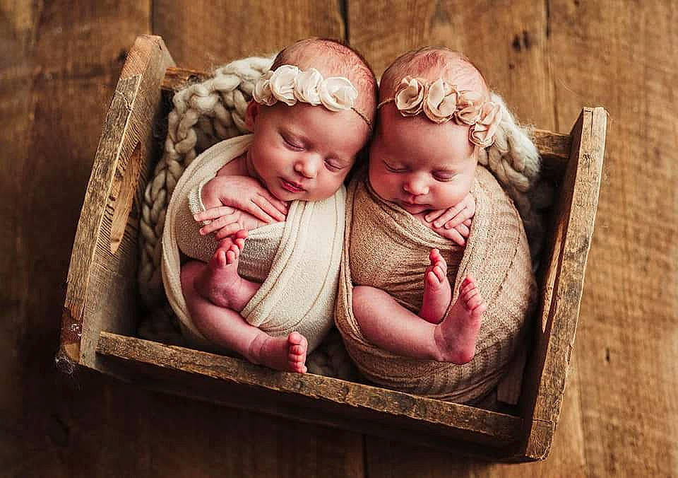 Kate And Avah joined the competition — help win amazing prizes! baby, baby_toddler_clothing, beige, cheek, child, headpiece, headwear, love, nose, peach, person, tan