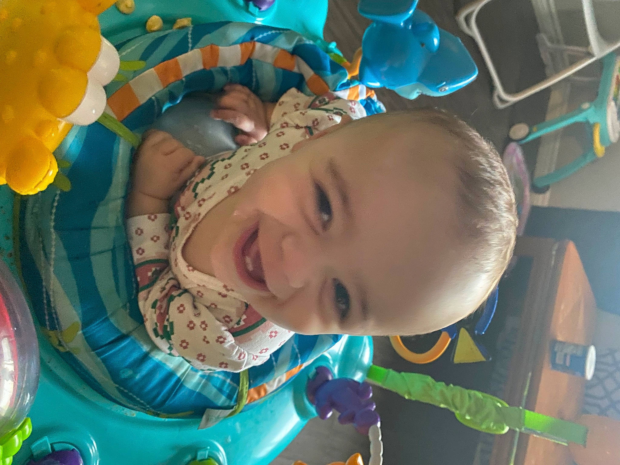 Violette is registered to the contest to win money with this photo: baby, baby_laughing, baby_products, baby_toddler_clothing, baby_toys, balloon, blue, cheek, child, fun, happy, joy, laugh, leisure, party, person, play, recreation, smile, toddler
