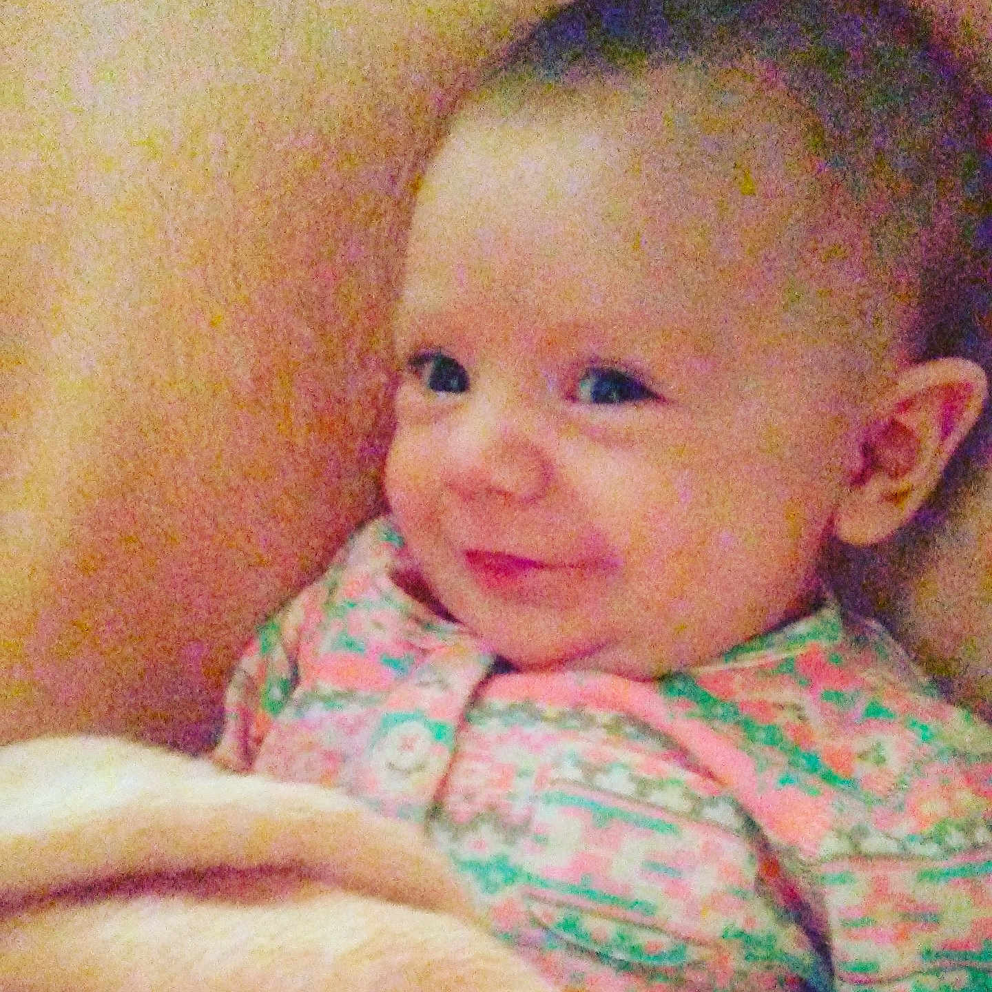 Amilee joined the competition — help win amazing prizes! baby, cheek, child, chin, face, forehead, head, lip, nose, person, portrait, skin, smile, toddler