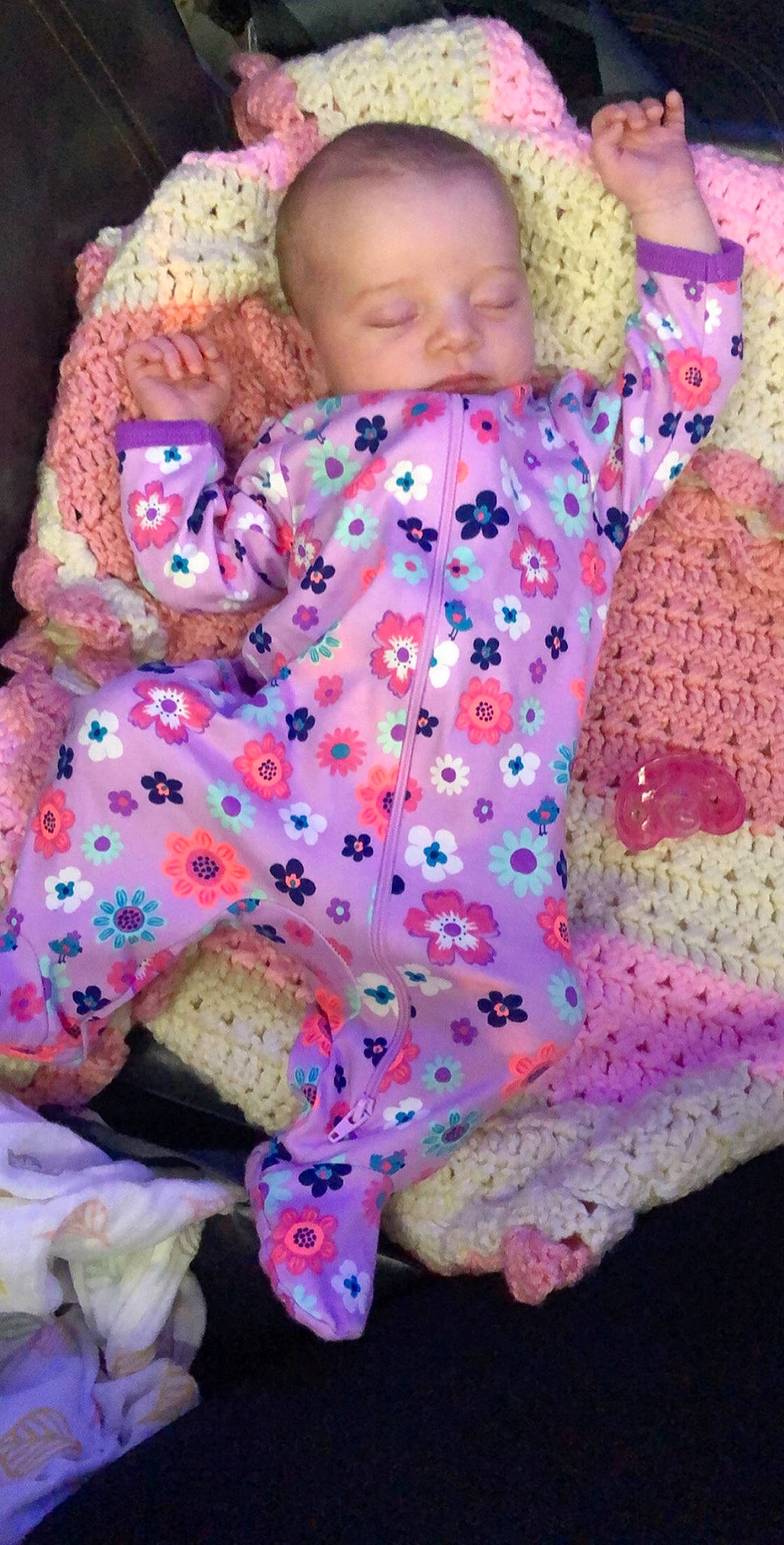 Eliza joined the competition — help win amazing prizes! baby_products, child, crochet, infant, knitting, pattern, person, pink, play, product, stuffed_toy, textile, toddler, toy