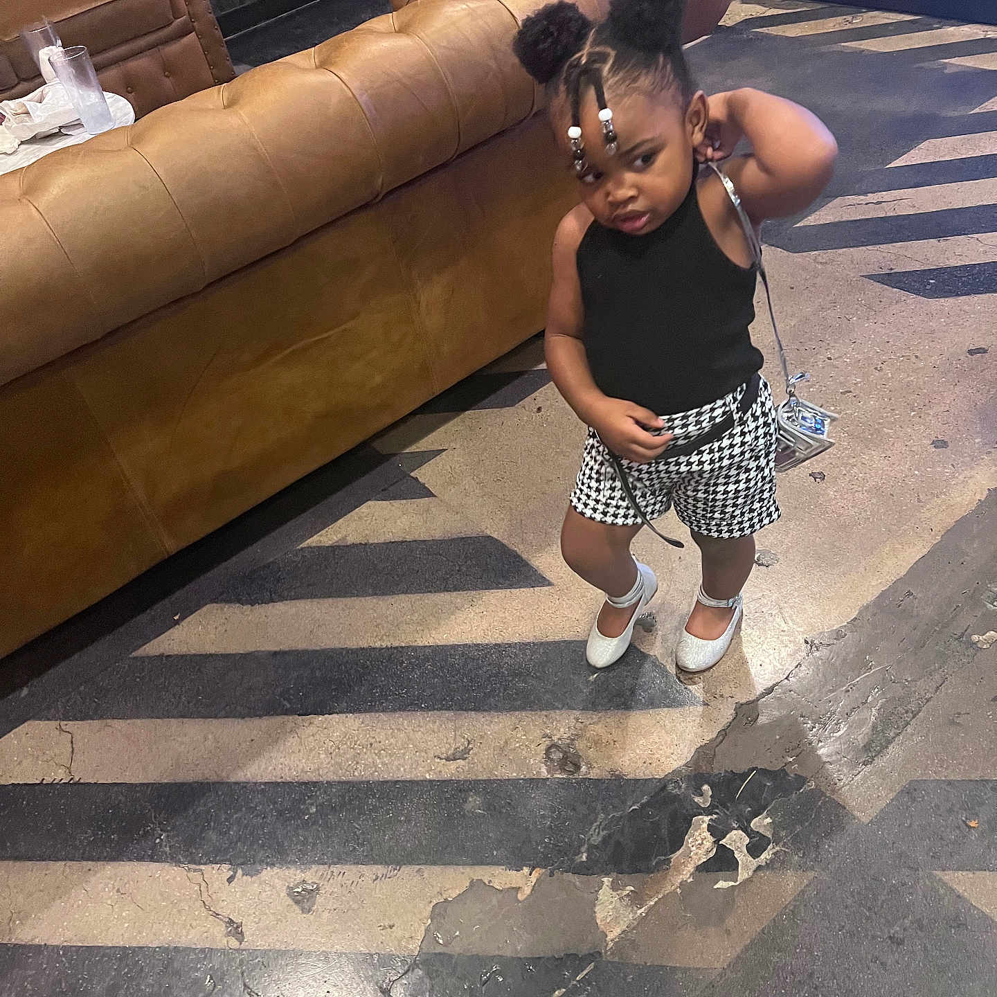 Nevaeh joined the competition — help win amazing prizes! child, clothing, couch, electronics, face, female, footwear, furniture, girl, head, indoors, interiordesign, person, photography, portrait, shoe, shorts, sitting, skirt, sleeve