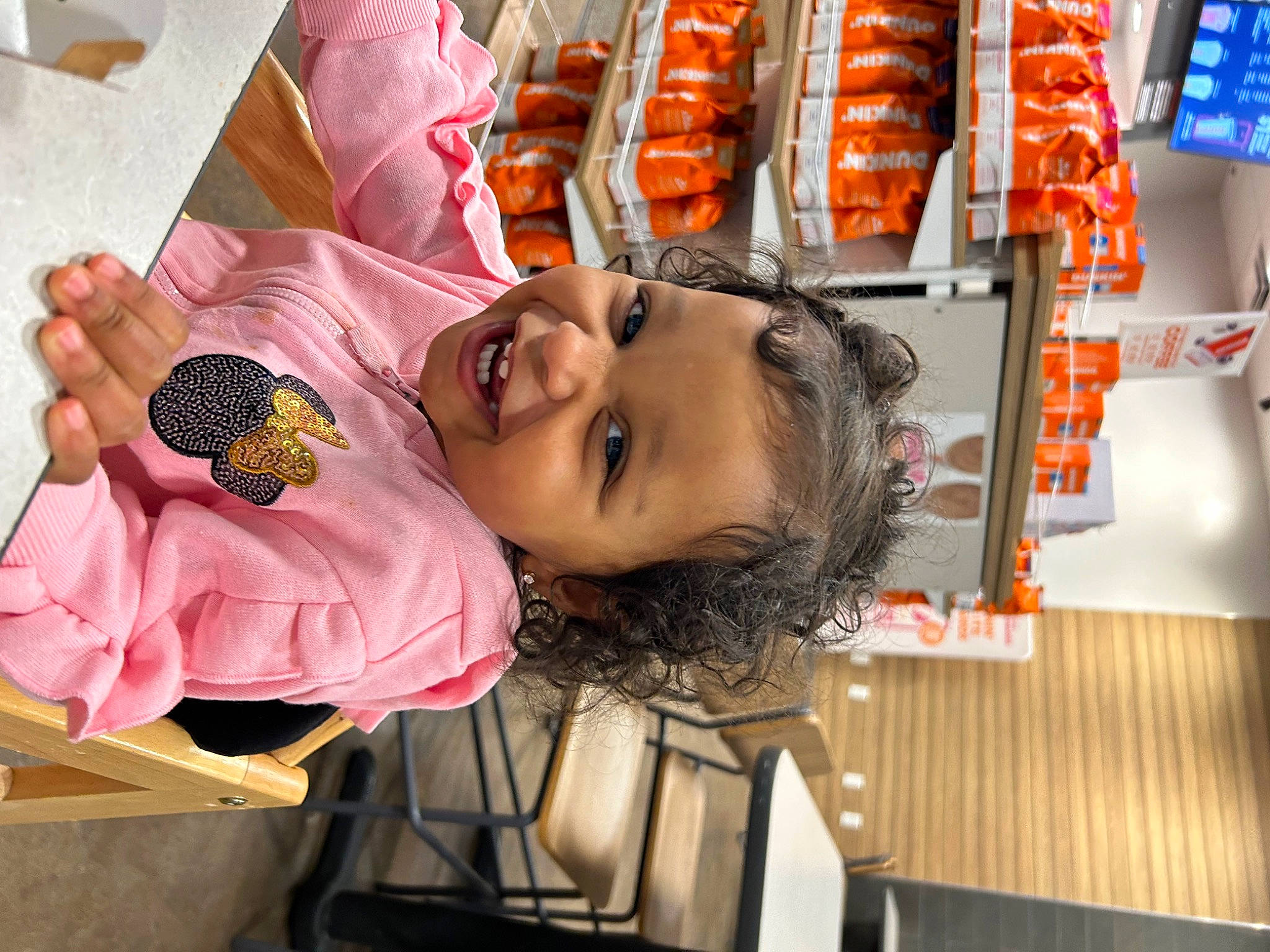 Brooklyn joined the competition — help win amazing prizes! child, customer, engineering, eyelash, eyewear, fun, happy, joy, leisure, machine, microphone, pattern, person, room, smile