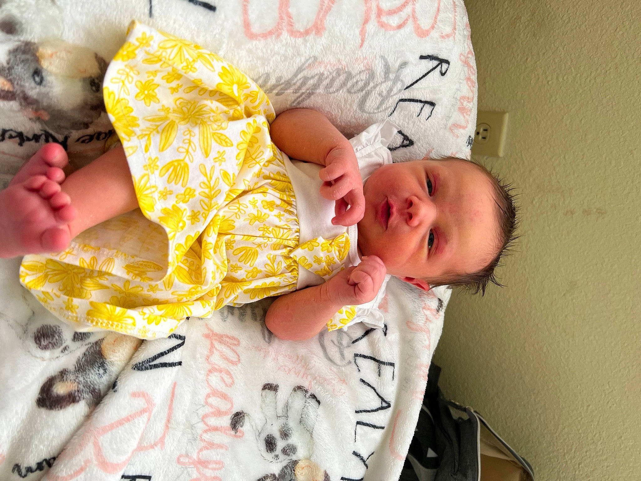 Realynn joined the competition — help win amazing prizes! baby, baby_products, baby_toddler_clothing, bedding, child, comfort, dress, eye, fun, hand, happy, human_body, linens, pattern, person, room, sleeve, smile, t_shirt, toddler