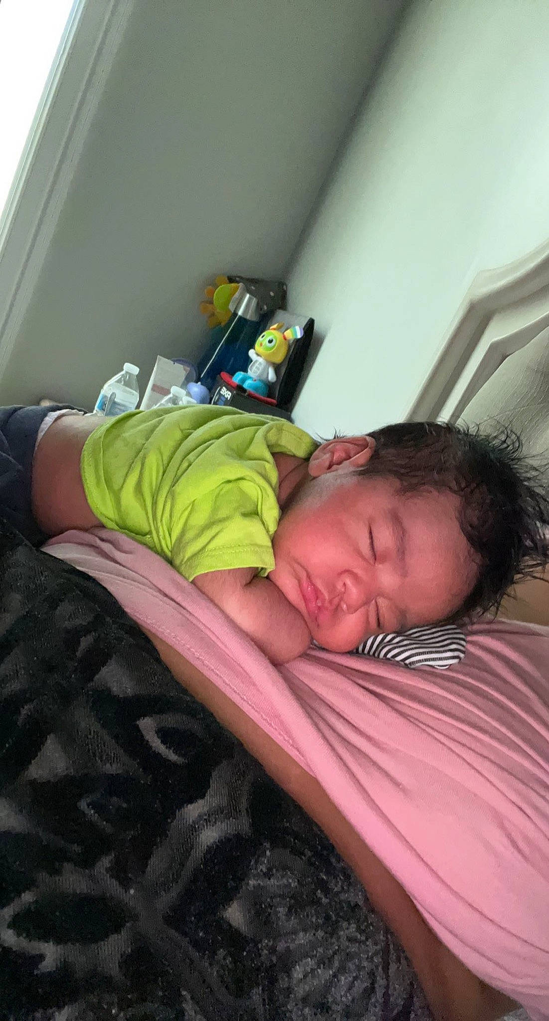 Azaila joined the competition — help win amazing prizes! baby, baby_products, baby_safety, bed, bed_sheet, bedding, bedroom, bedtime, blanket, child, comfort, flooring, grass, linens, nap, person, room, sitting, sleep, t_shirt