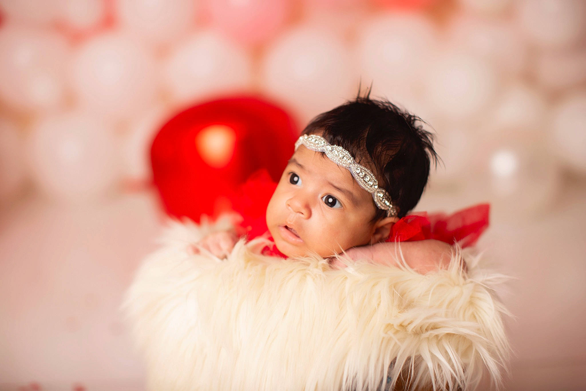 Azaila joined the competition — help win amazing prizes! baby, baby_toddler_clothing, beauty, cap, child, event, eyelash, fashion_accessory, flash_photography, fun, fur, hair_accessory, happy, hat, headgear, headpiece, orange, peach, person, toddler