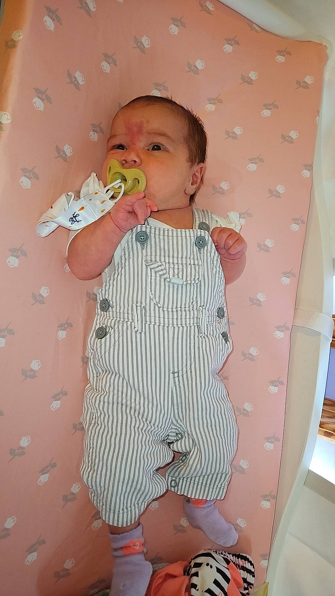 Makenleigh joined the competition — help win amazing prizes! baby, baby_products, baby_toddler_clothing, cheek, child, drinking, drinkware, linens, nightwear, nose, pattern, person, pink, skin, sleeve, textile, thumb, toddler, water, white