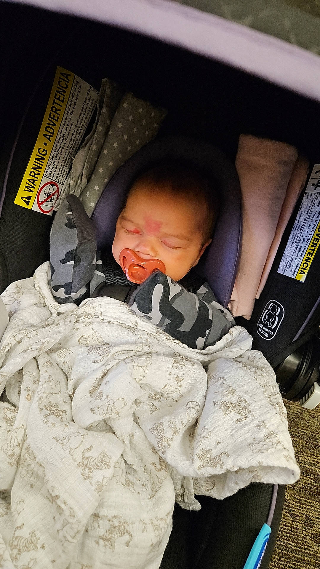 Makenleigh is registered to the contest to win money with this photo: auto_part, baby, baby_carriage, baby_products, baby_safety, bag, baggage, car_seat, carmine, child, comfort, fun, fur, infant_bed, linens, pattern, person, personal_protective_equipment, smile, toddler