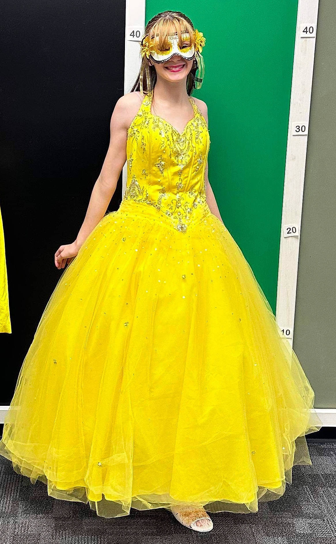 Haley is registered to the contest to win money with this photo: bridal_party_dress, cocktail_dress, costume_design, day_dress, dress, embellishment, event, face, fashion_design, fashion_model, formal_wear, gown, haute_couture, joy, long_hair, makeover, neck, one_piece_garment, person, sleeve