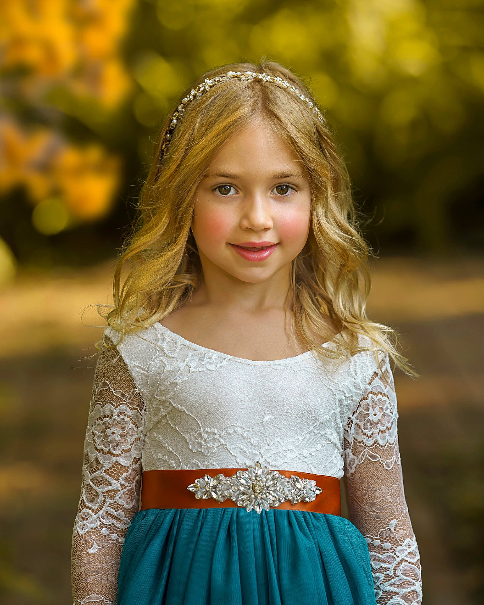 Kinsley is registered to the contest to win money with this photo: clothing, dress, eye, flash_photography, grass, hair, hairstyle, happy, head, human_body, iris, joy, nature, organ, people_in_nature, person, plant, shoulder, skin, sleeve