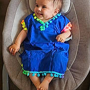 Heidi is registered to the contest to win money with this photo: accessories, baby, chair, clothing, costume, couch, cushion, dress, face, furniture, head, homedecor, jewelry, necklace, newborn, person, photography, portrait, sitting, sleeping