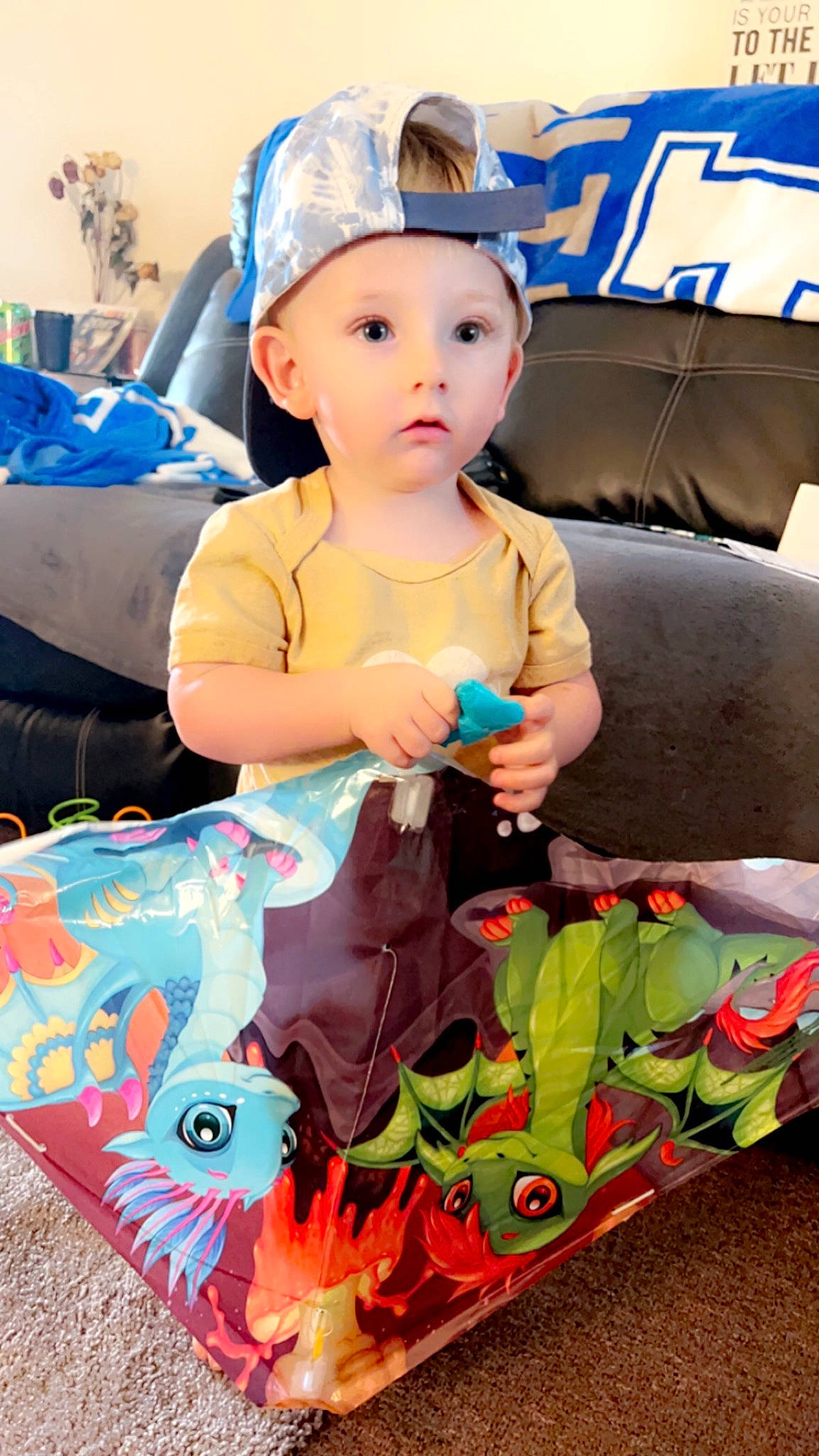 Austyn Jr joined the competition — help win amazing prizes! baby, baby_toddler_clothing, baseball_cap, beauty, blue, cap, child, electric_blue, event, fashion, fun, happy, headwear, leisure, people, person, pink, play, recreation, sitting